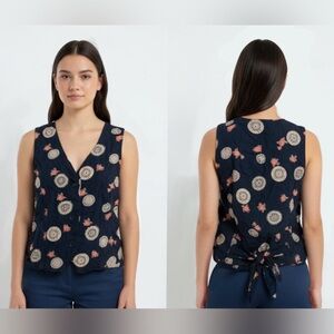 Vintage 90s Floral Vest